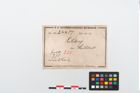 Etikett zu Bronzebrillenfibel (NHMW-PRAE-024457)